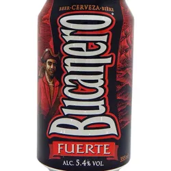 Cerveza Bucanero de lata
