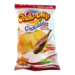 Chips Onduladas sabor jamon serrano