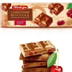 Chocolate con leche y cereza