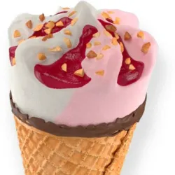 Cono de Helado de fresa La Menorquina