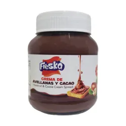 Crema de avellanas y cacao Fresko 350gr