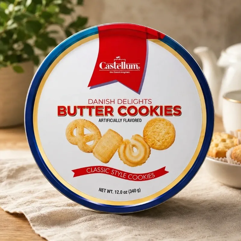 Galletas de mantequilla danesas Castellum
