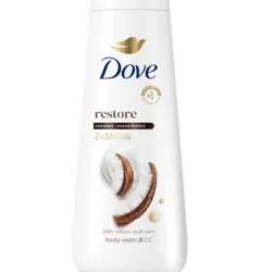 Gel de baño Dove Restore coco y mantequilla de cacao