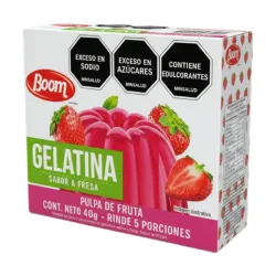 Gelatina boom sabor fresa