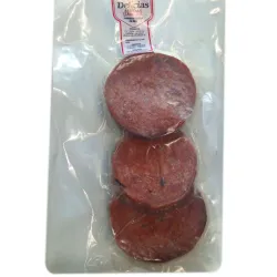 Hamburguesas de res 3 unidades