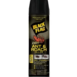 Insecticida Black Flag para cucarachas y hormigas .