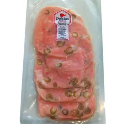Jamón prensado con aceitunas Delicias 