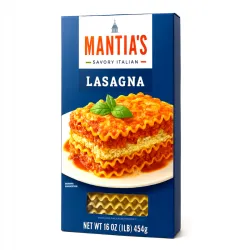 Láminas para lasaña Mantias