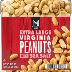 Maní con sal marina Virgina 2LB