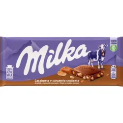 Milka de cacahuete y caramelo