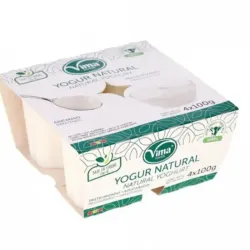 Pack de 4 yogurt natural vima