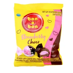 Paquete de bombones BonoBon de fresa y chocolate
