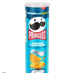 Pringles de cheddar y crema agria