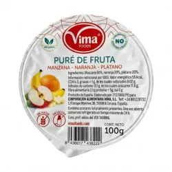 Puré de fruta Manzana-Naranja-Plátano 