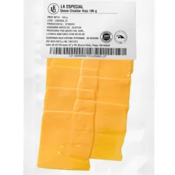 Queso Cheddar Rojo 100gr