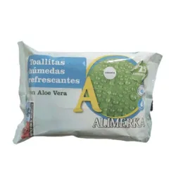 Toallitas humedas con aloe vera