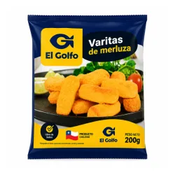 Varitas de merluza empanadas El Golfo