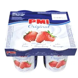 Yogurt PMI sabor fresa pack de 4