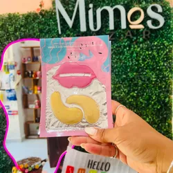 Set de parche de labios y parche de ojeras