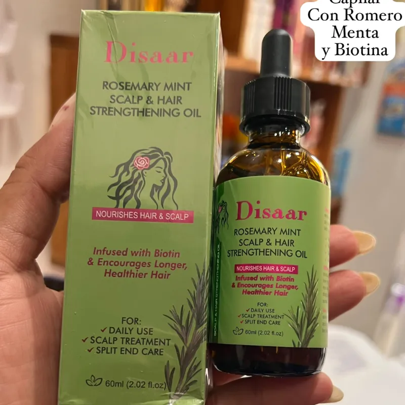 🌿Aceite fortalecedor capilar(Romero,Menta,Biotina🌿