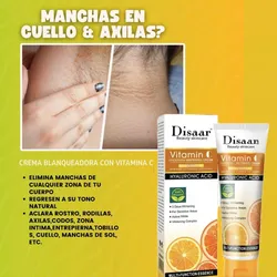 🍊Crema de vitamina C para Manchas de axilas y cuello🍊