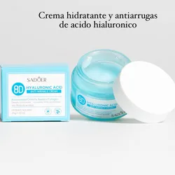 🧴Crema hidratante y antiarrugas con acido hialuronico🧴