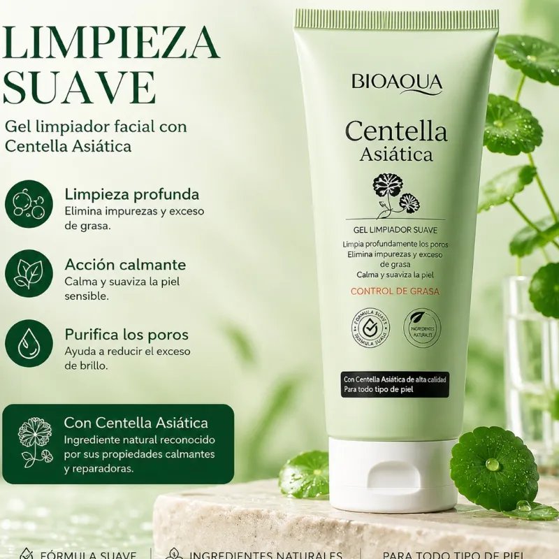 🌿Limpiador Facial Bioaqua Centella Asiática