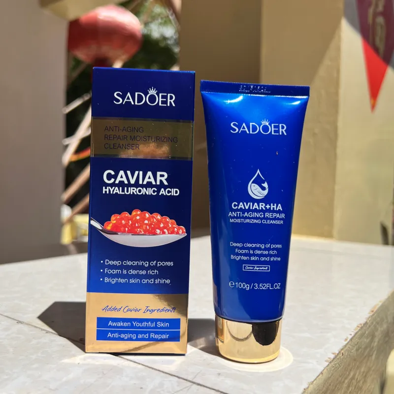 ✨ Limpiador Facial de Caviar y Ácido Hialurónico – SADOER ✨