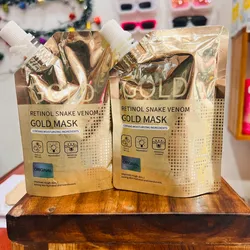 Mascarilla dorada con Veneno de Serpiente y Retinol