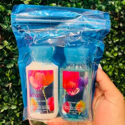 🌸Set crema corporal perfumada+Gel de baño🌸