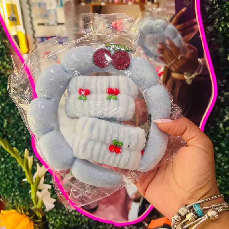 🌸Set de Diadema+Muñequeras🌸