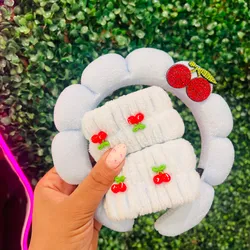 🌸Set de Diadema+Muñequeras🌸