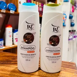🧴Set de shampoo y acondicionador de Argán (500ml) (Formato grande )
