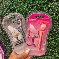 Set para afeitar(Bastón+4 cuchillas)