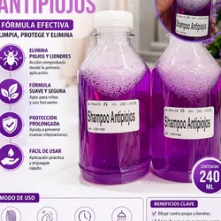 Shampoo Antipiojo