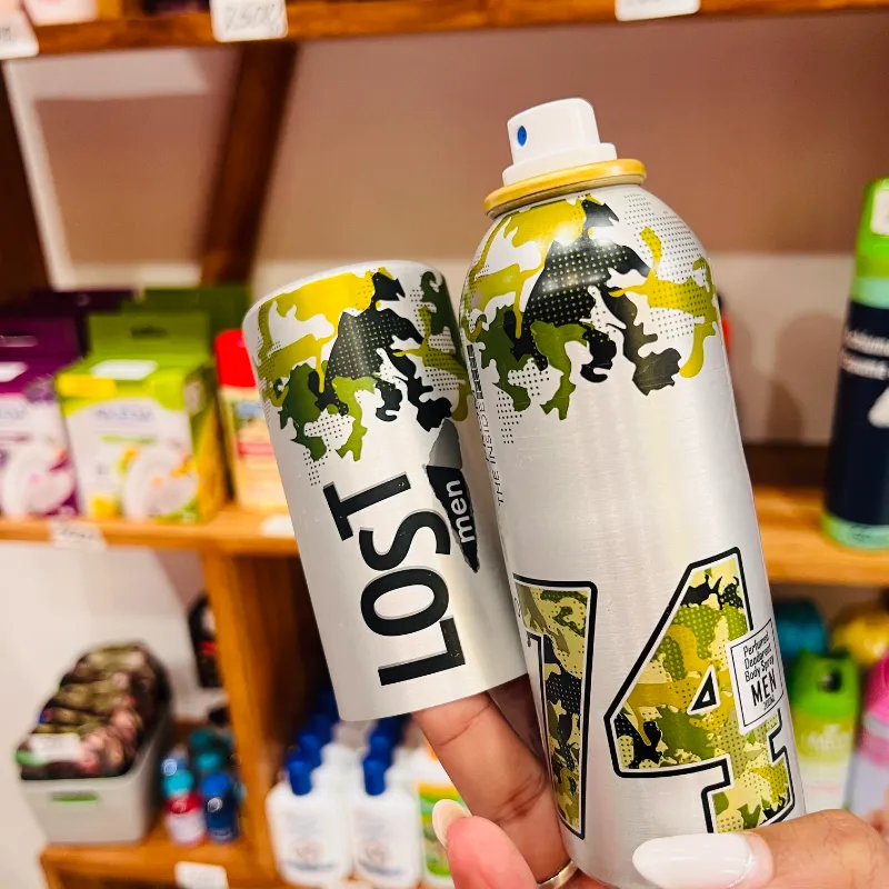 Spray corporal Masculinos