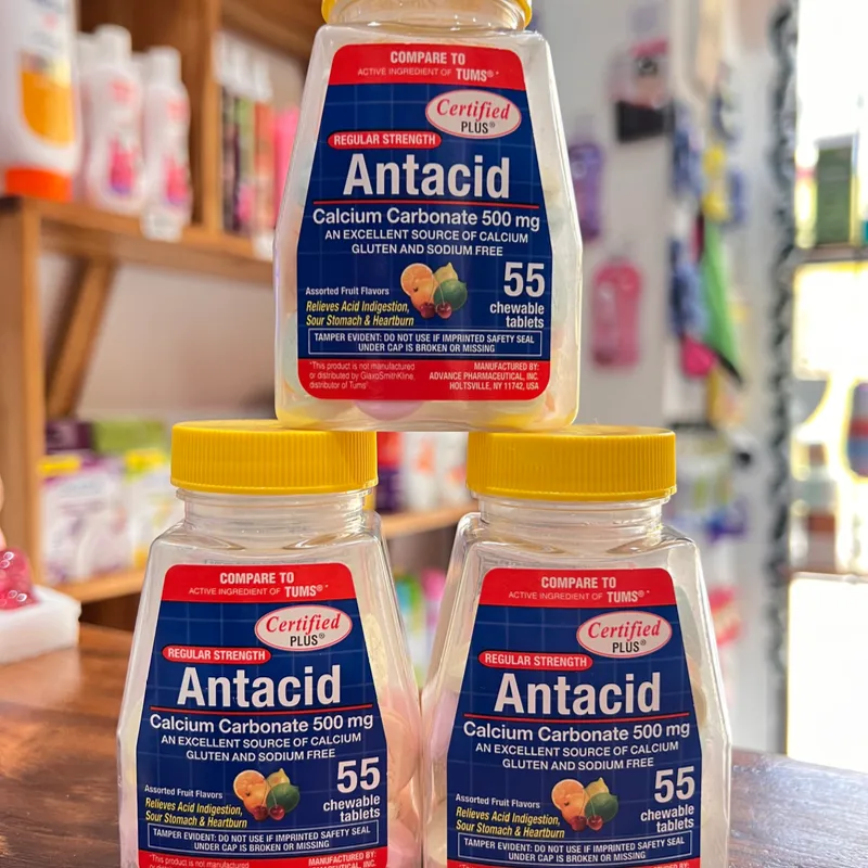 Tabletas Masticables Antiácido