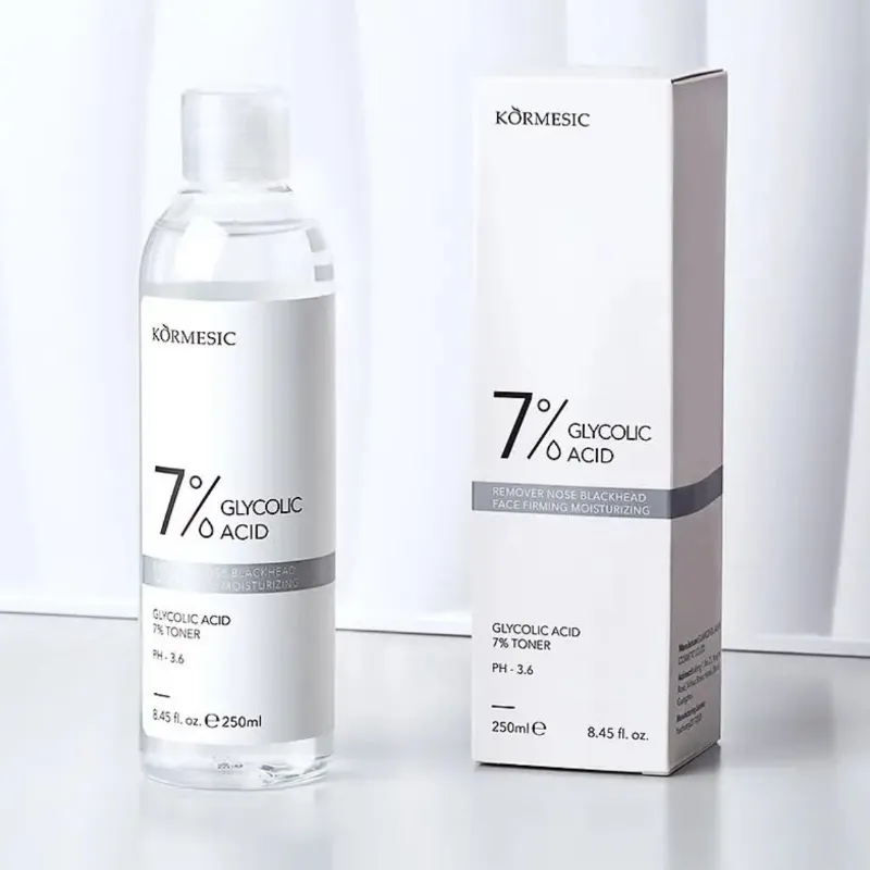 Tónico facial limpiador con extracto de ácido glicólico 
