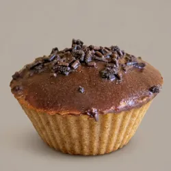 Panquesitos de Vainilla con Cobertura de Chocolate