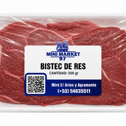 Bistec de res