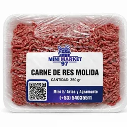 Carne de res molida