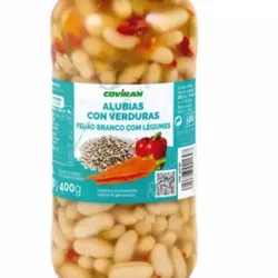 Frijol blanco con verduras