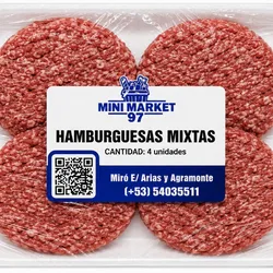 Hamburguesas condimentadas