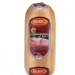 Salchichón al ajo bravo