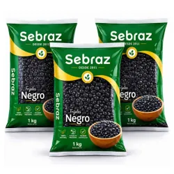 Frijoles Negros pqt 1kg