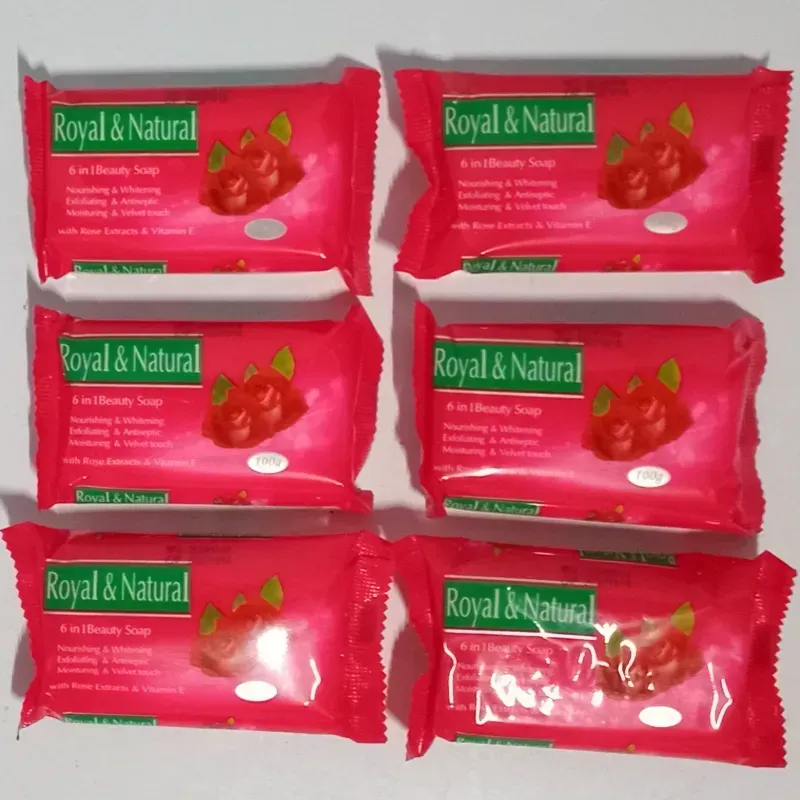 6 Jabones Rosa