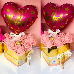 Bouquet de corazón 
