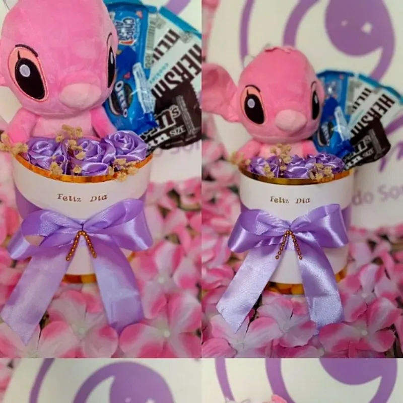 Bouquet de peluche rosas y chocolates 