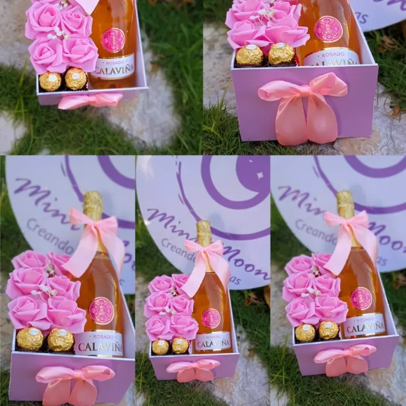 Caja con vino
