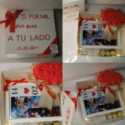 Caja personalizada con luces